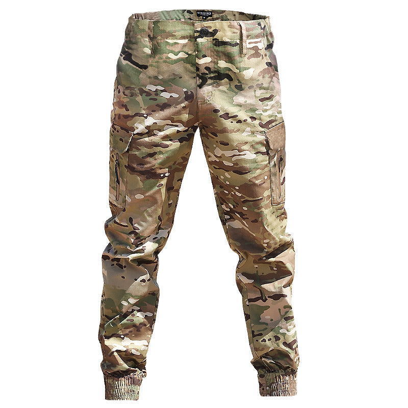 Men's Slim Leggings Army Camouflage Pants - Iberon