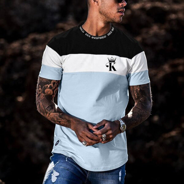 Casual Round Neck Short Sleeve Digital Printing - Iberon