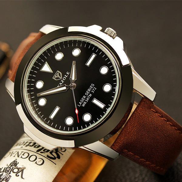 372 YAZOLE brand quartz watches, non mechanical men's sports watches, luminous green ghost series watches wholesale - Iberon
