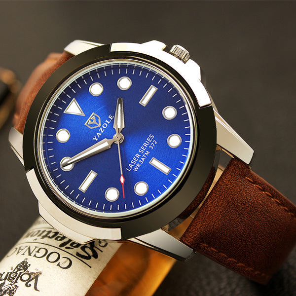372 YAZOLE brand quartz watches, non mechanical men's sports watches, luminous green ghost series watches wholesale - Iberon