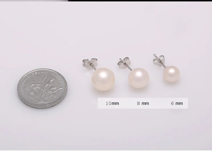 Pearl Stud Earrings for Women