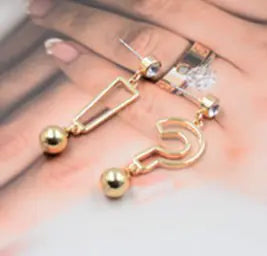 Korean Style Asymmetric Earrings for Women