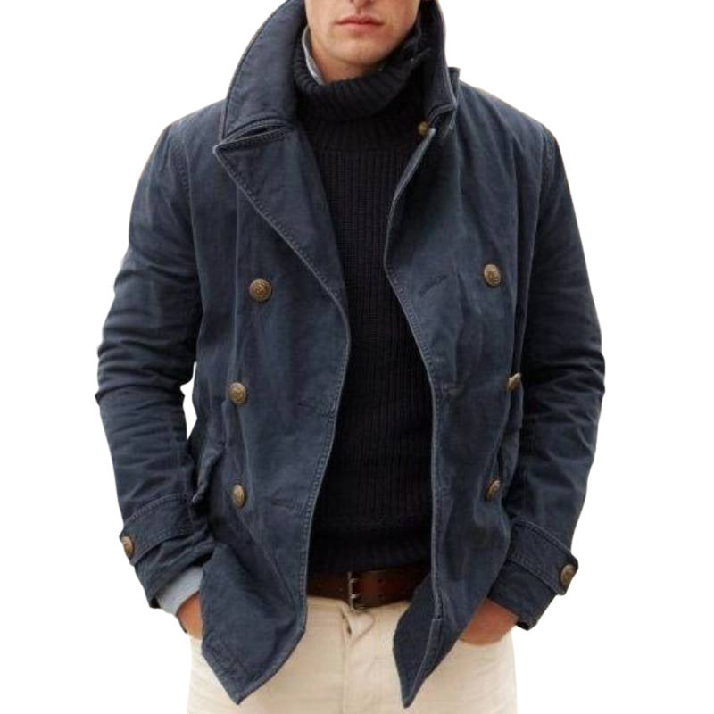 Casual Fashion  Lined Solid Color Jacket - Iberon