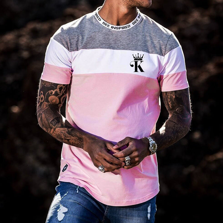 Casual Round Neck Short Sleeve Digital Printing - Iberon