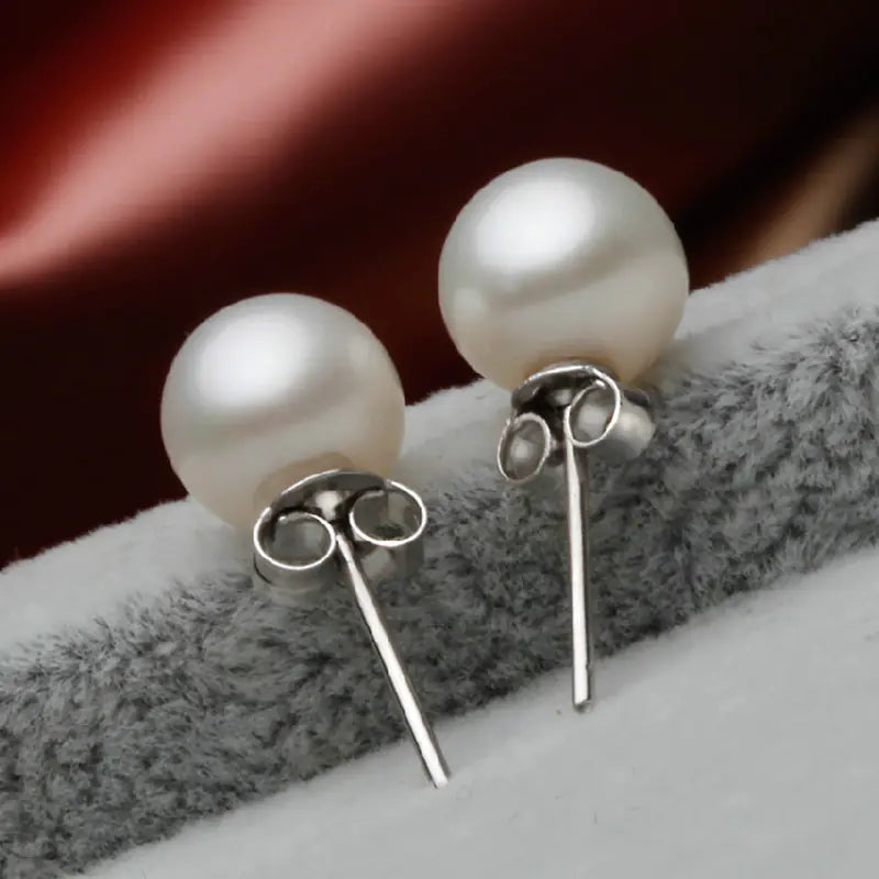 Pearl Stud Earrings for Women