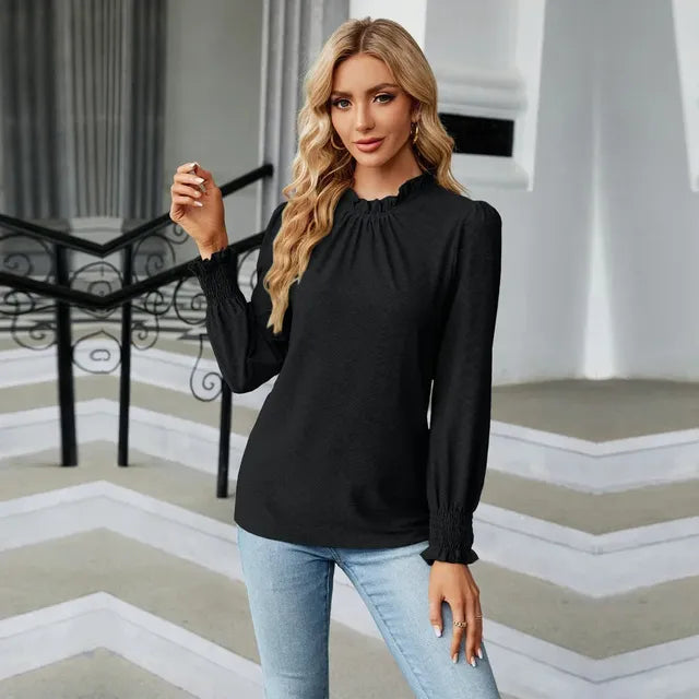 Elegant Long Sleeve Women's Shirts and Blouses 2024