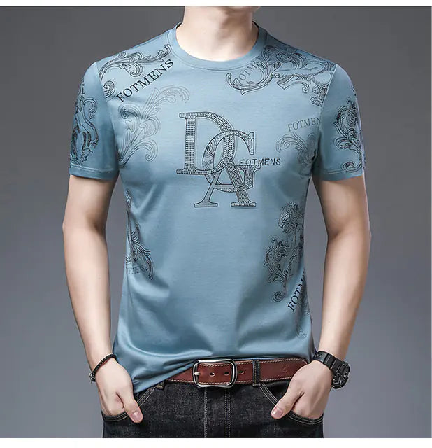 High-Quality Men's Cotton Summer T-Shirts (4XL)