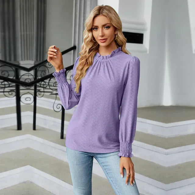 Elegant Long Sleeve Women's Shirts and Blouses 2024