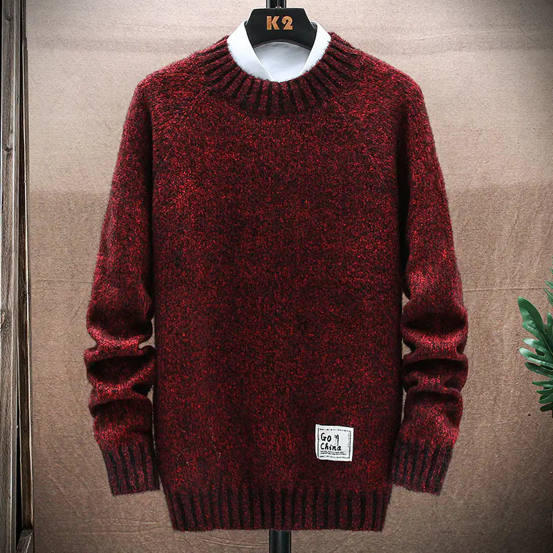 Knitted Sweater Tops and Bottoming Shirts for Teens