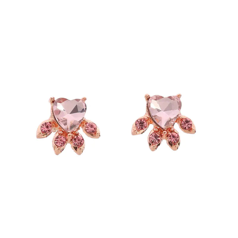 Rose Gold Wedding Earrings for Women