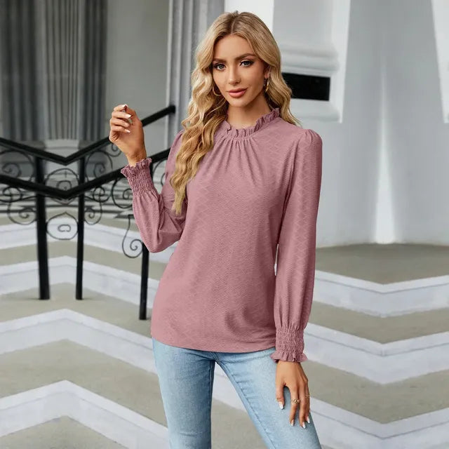 Elegant Long Sleeve Women's Shirts and Blouses 2024