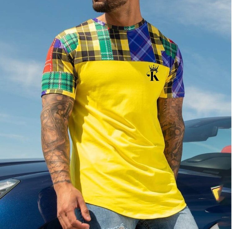 Casual Round Neck Short Sleeve Digital Printing - Iberon