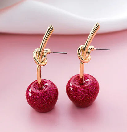 Cherry Earrings and Cherry Drop Earrings for Women