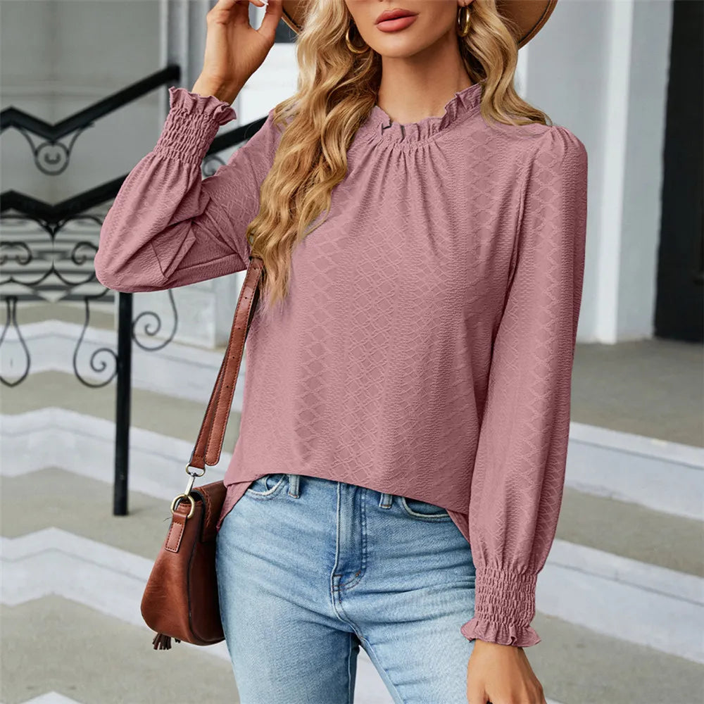 Elegant Long Sleeve Women's Shirts and Blouses 2024