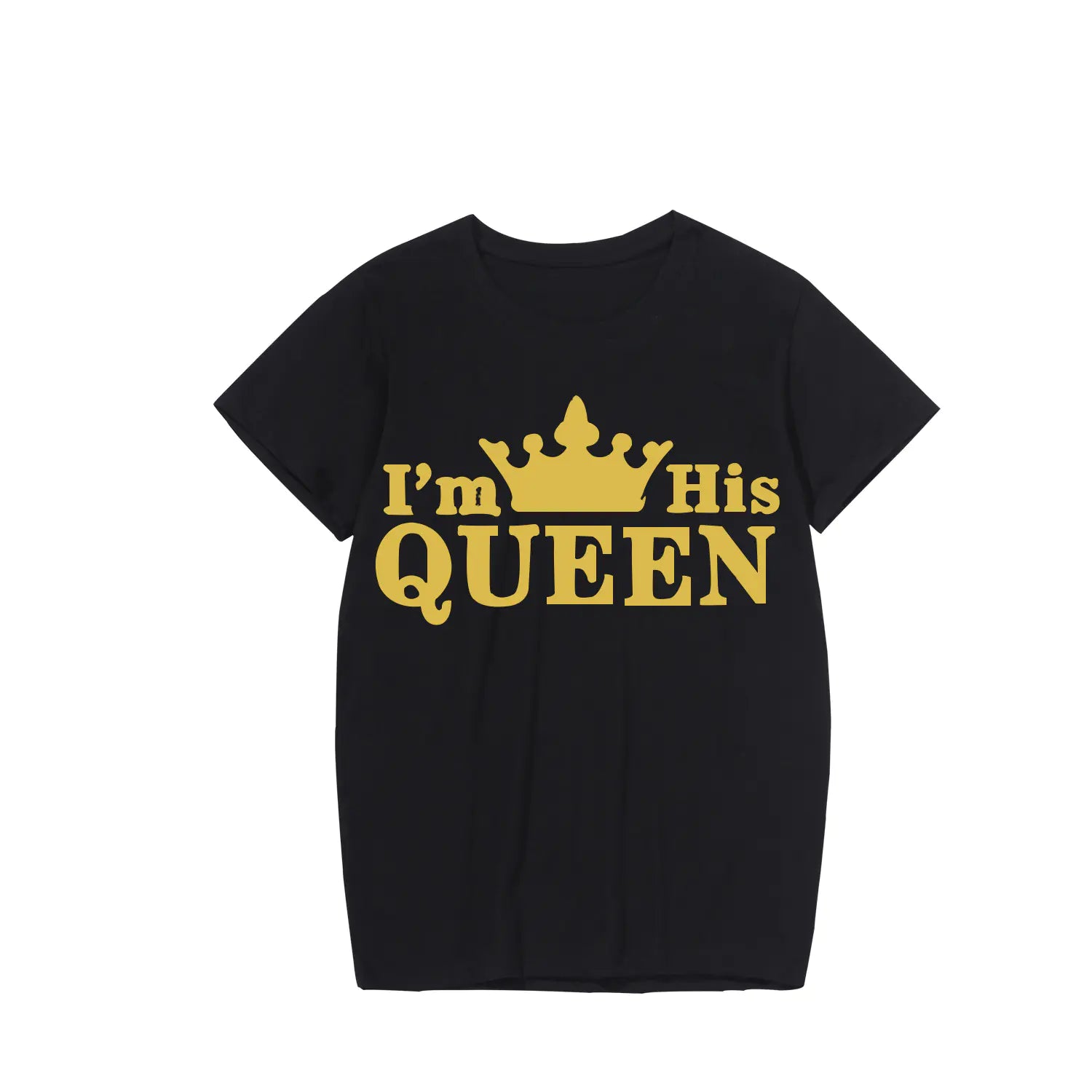 Crown QUEEN Printed Short Sleeve Couple T-Shirts