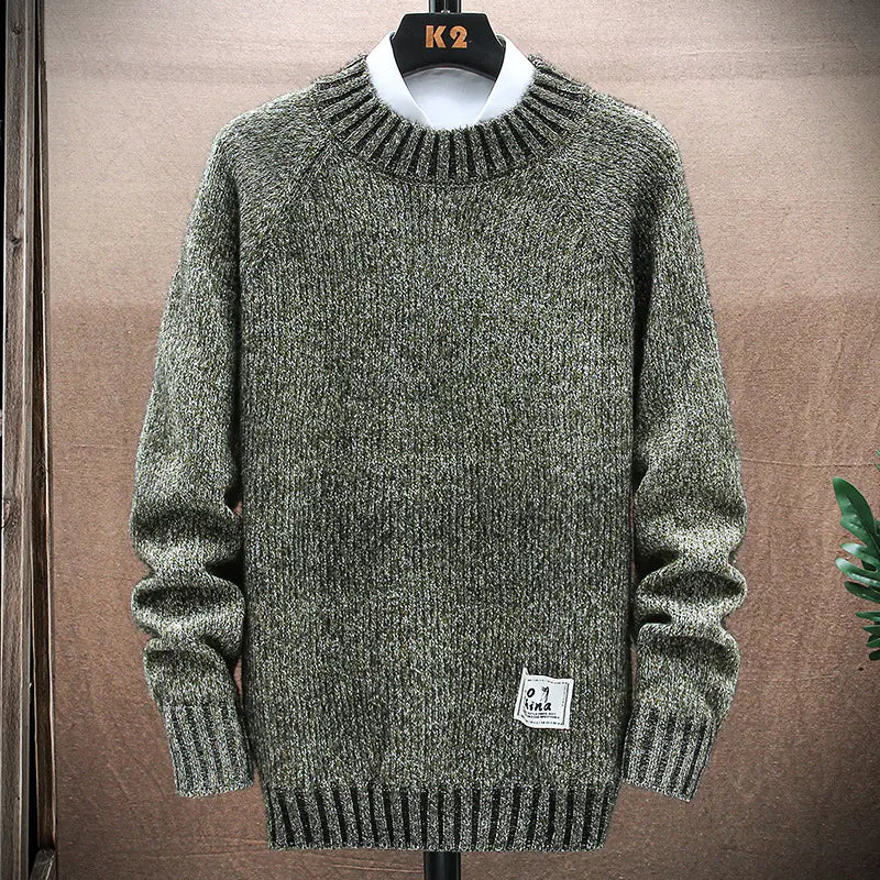 Knitted Sweater Tops and Bottoming Shirts for Teens